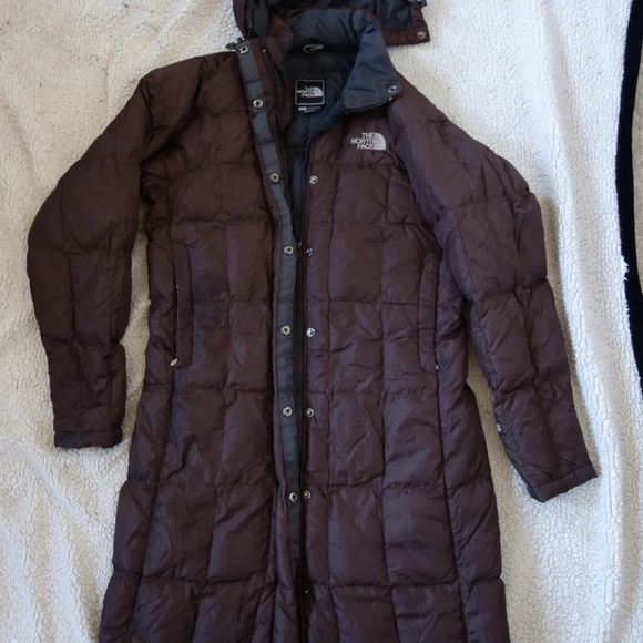 The North Face Jackets Coats North Face Parka Long Brown Goose Down Puffer Coat Poshmark